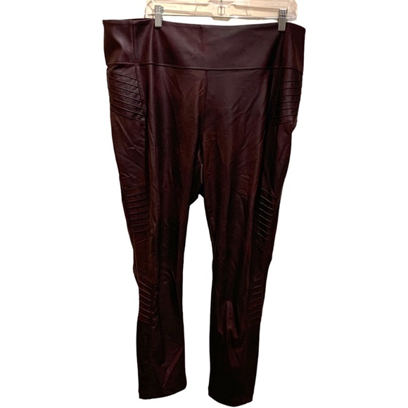 Athleta Delancey Gleam Moto Tight in Size 3X - Picture 3 of 9